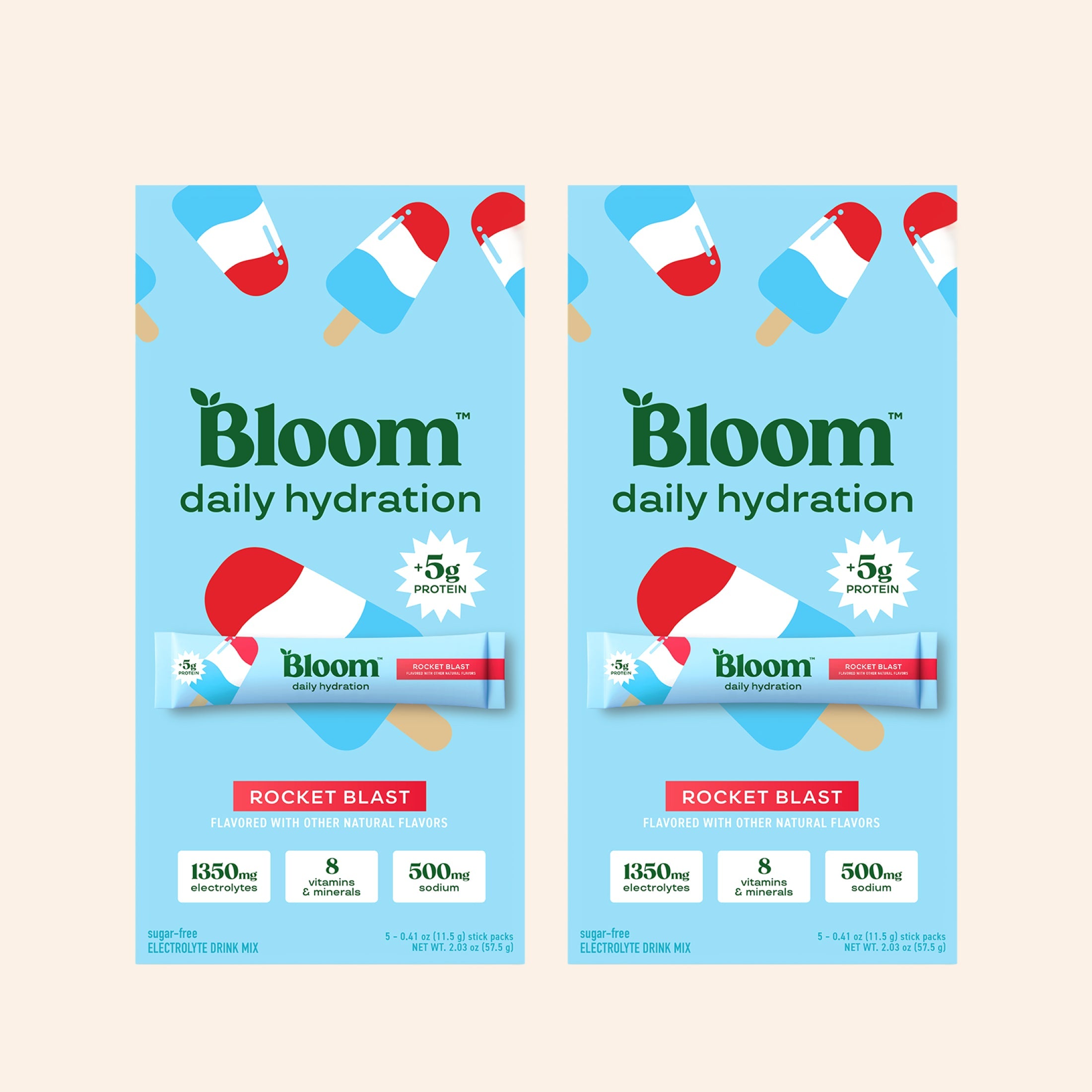 Daily Hydration Sticks - Pantry Ready Routine Drink Powder