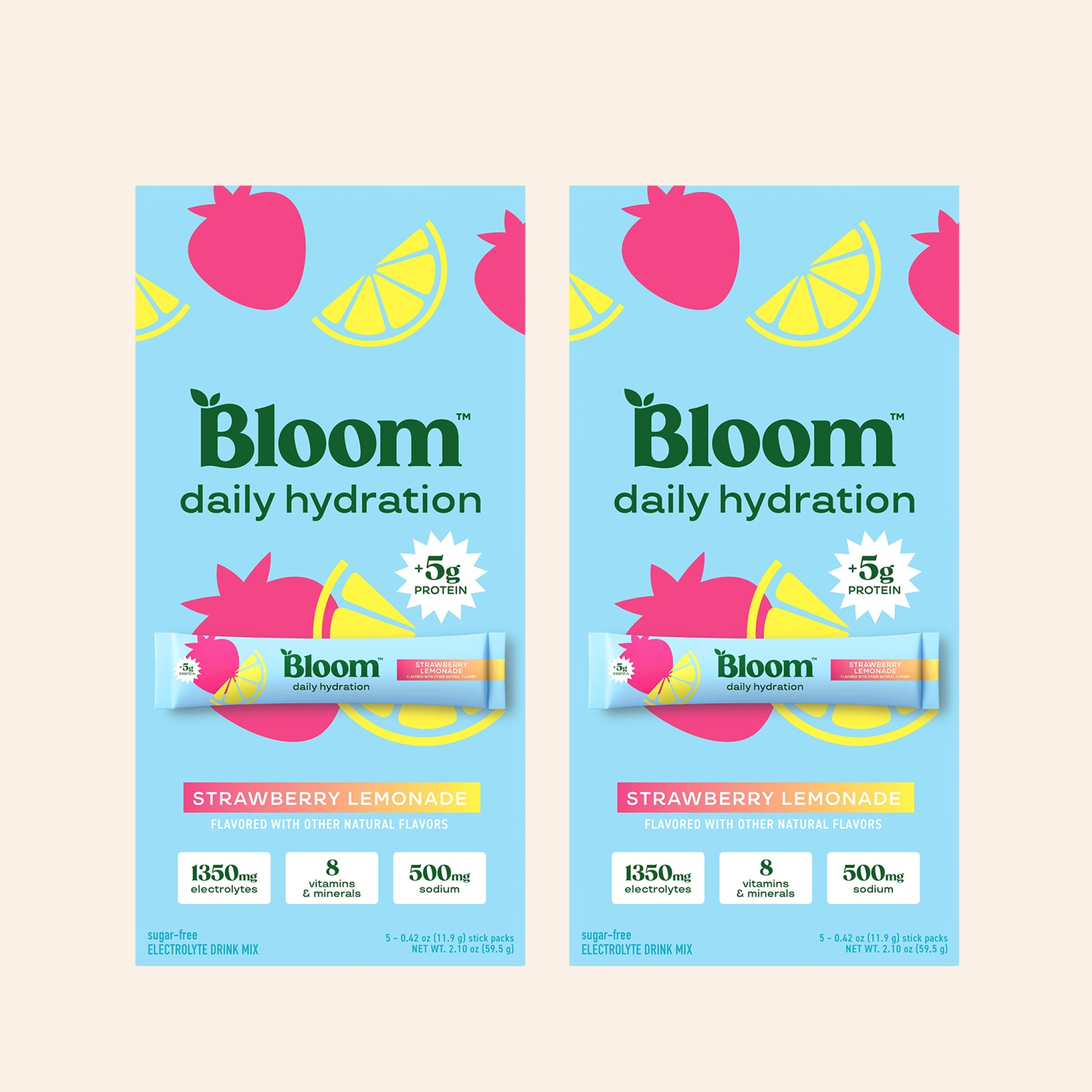 Daily Hydration Sticks - Pantry Ready Routine Drink Powder
