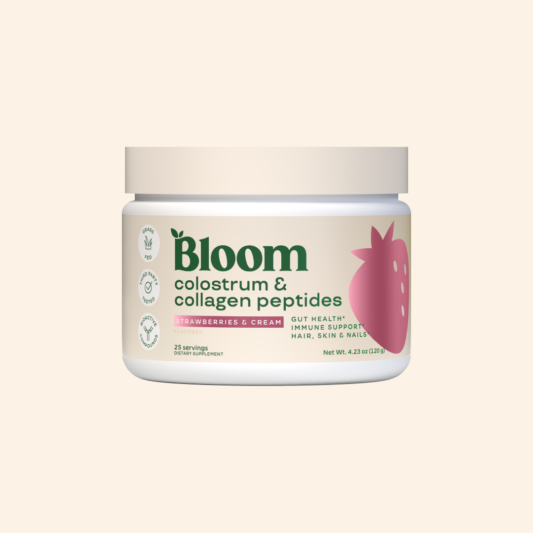 Colostrum & Collagen Peptides - Morning Ready Green Drink Blend