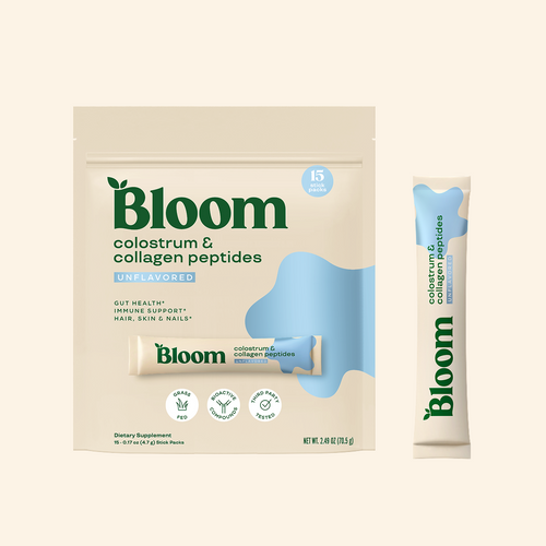 Colostrum & Collagen Peptides - Morning Ready Green Drink Blend