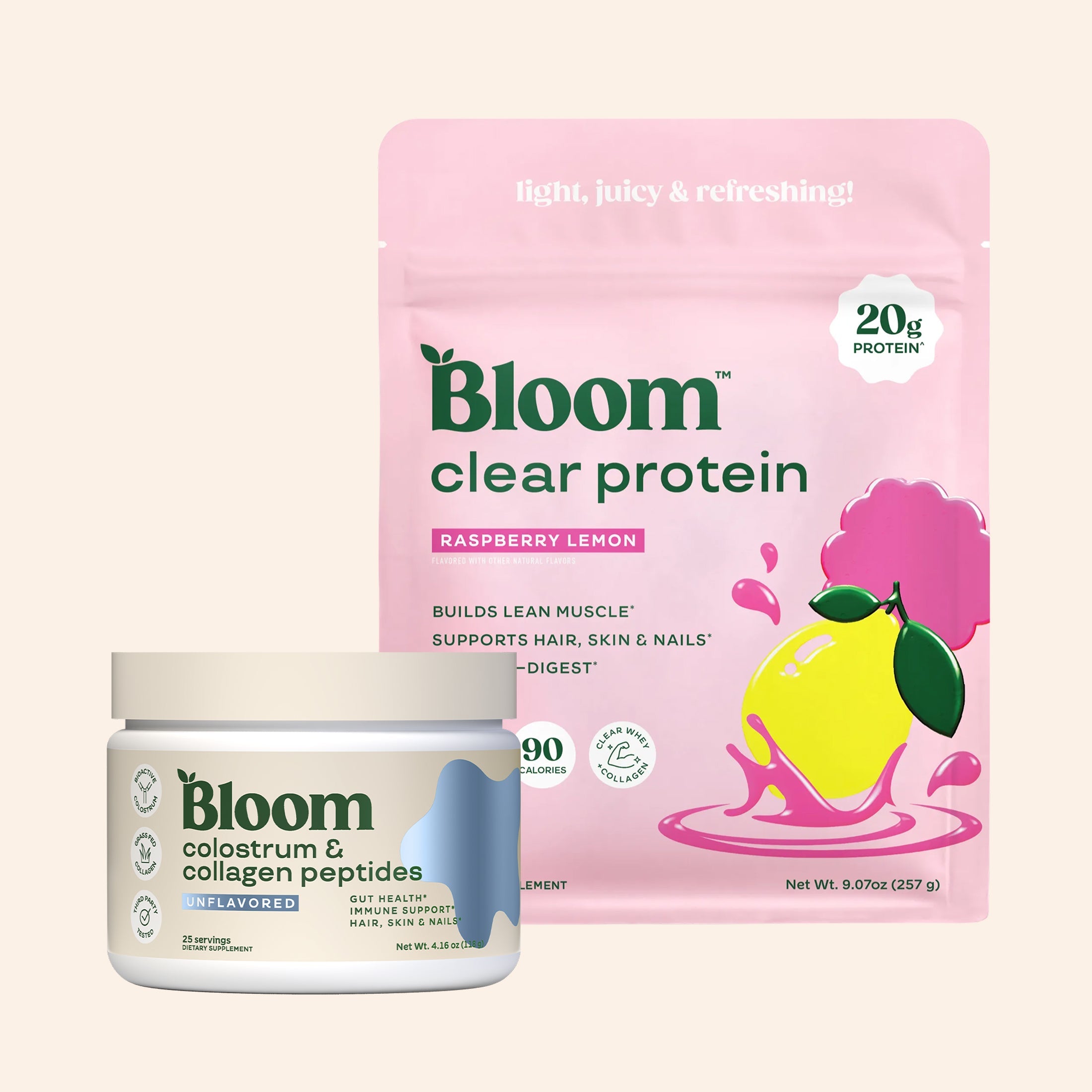 Nourish & Glow Duo - Smooth Fruit Flavor Drink Mix