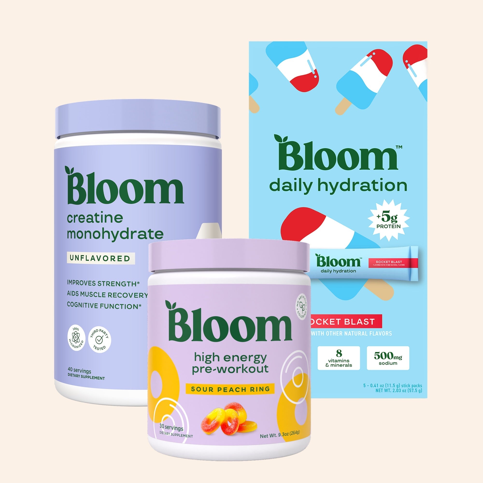 Strong Sips Bundle - Routine Ready Water Mix Powder